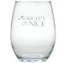 Naughty Or Nice Santa Hat Wine Stemless Tumbler - Set Of 4 (Glass)
