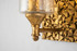 Mosaic 1-Light Wall Sconce in Antique Gold