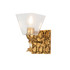 Star 1-Light Wall Sconce in Gold