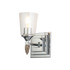 Vetiver 1 Light Wall Sconce in Silver