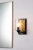 Bocage 1 Light Wall Sconce in Bronze and Gold