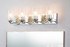 Bocage 4 Light Silver Bath Bar