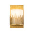 Sawgrass 1 Light Wall Sconce in Distressed Gold