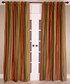 Indian Spice Stripes Silk Dupioni Curtain