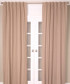 Linen Cotton Curtain, Brown 