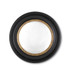 20.5 Inch Round Black With Gold Trim Convex Mirror