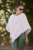 Milan Poncho in Blush