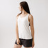 Cozy Earth Women's Stretch-Knit Bamboo Lounge Tank - Ivory