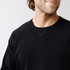 Cozy Men's Ultra-Soft Bamboo Pullover Crew - Black