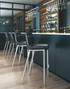 Zuo Modern Magnus Bar Chair Black & Silver