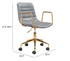 Zuo Modern Eric Office Chair Gray Dimensions
