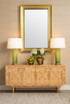 Melinda Mirror, Light Antique Brass