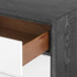 Berkeley 3-Drawer Side Table, Charcoal Cerused Oak