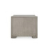 Blake 3-Drawer Side Table, Taupe Gray