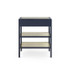 Caanan 1-Drawer Side Table - Midnight Blue 