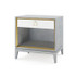 Cameron 1-Drawer Side Table - Soft Gray