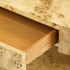 Emil 2-Drawer Side Table, Burl