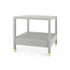 Pascal 1-Drawer Side Table, Slate Blue Shimmer