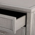 Paulina 3-Drawer Side Table, Soft Gray