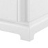 Pavel 3-Drawer Side Table, Chiffon White 