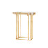 Prism Side Table, Gold Leaf