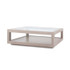 Gavin Large Rectangular Coffee Table, Taupe Gray