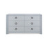 Audrey Extra Large 6-Drawer, Washed Winter Gray