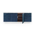 Cosmopolitan AV Cabinet/Buffet Navy Blue Pencil Stripe