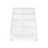 Jasmine Tall 4-Drawer, Chiffon White