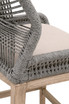 Essentials For Living - Loom Counter Stool in Platinum Rope (6808CS.PLA/LGRY/NG)