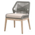 Essentials For Living - Loom Dining Chair in Platinum Rope, Set of 2 (6808KD.PLA/FLGRY/NG)