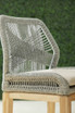 Essentials For Living - Loom Outdoor Barstool in Platinum Rope (6808BS.PLA-R/SG/GT)