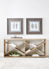Essentials For Living - Cellar Console Table (8080.SGRY-OAK/WHTQ)