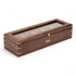 Wolf - Analog/Shift Flatiron II 5-Piece Watch Box in Walnut (710212)