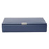 Wolf - Heritage 15 Piece Cufflink Box in Navy (290517)