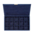 Wolf - Heritage 15 Piece Cufflink Box in Navy (290517)