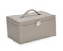 Wolf - Heritage Large Jewelry Box in Pewter Saffiano (280234)
