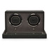 Wolf 1834 - Cub Double Watch Winder With Cover in Black (461203)