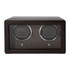 Wolf 1834 - Cub Double Watch Winder With Cover in Brown (461206)