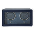 Wolf 1834 - Cub Double Watch Winder With Cover in Navy (461217)