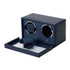 Wolf 1834 - Cub Double Watch Winder With Cover in Navy (461217)