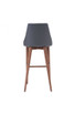 Zuo Modern Moor Bar Chair Dark Gray