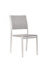 Zuo Modern Metropolitan Dining Armless Chair Brushed Aluminum