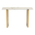 Zuo Modern Atlas Console Table Stone & Gold