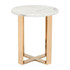 Zuo Modern Atlas End Table Stone & Gold