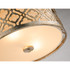 Gilded Nola - Arabella Ceiling Flush in Distressed Silver