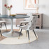 Zuo Modern Piccolo Dining Chair Gray Velvet