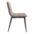 Zuo Modern Tangiers Dining Chair Taupe