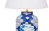 Blue Canton Tea Caddy Lamp in Small