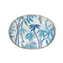 Fontaine in Blue Oval Tray